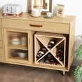 Jaxpety 24 Bottle Wine Rack Holder Compact Cellar Cube Bar Storage