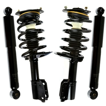 AutoShack Front Complete Strut & Coil Spring Assembly with Rear Shock Absorbers Set for Pontiac Aztek 2002-2007 Buick Rendezvous | Full-vehicle Suspension System Replacement Kit CST100346-KS054