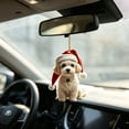 thumbnail image 4 of 2d Acrylic Christmas Tree Ornament, Friendship Themed Flat Hanging Decor, Festive Pendant for Car Interior, Home Wall Window Holiday, Lazyguy, 4 of 9