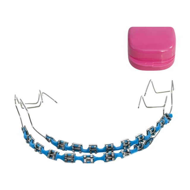 Accesorios de práctica de decoración temporal Cadena de tirantes de moda DIY Decorativo con azul