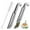 Silver, variant on HongHeng 1Pc Tea Infuser and 1 Brush, Stainless Steel Tea Infuser Stick Pipe Tea Infuser for Loose Tea Leaf, Tea Infusers Pen with Hook