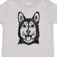 thumbnail image 4 of Inktastic Siberian Husky Sketch Portrait Boys or Girls Toddler T-Shirt, 4 of 5