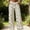 *White, variant on Women's Polka Dot High Waist Straight Leg Pants,Casual Loose Summer Trousers with Pocket Wine,Women's Plus XL