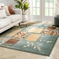 thumbnail image 6 of Well Woven Barclay Hannover Modern Patchwork Botanical Light Blue 7'10" x 9'10" Area Rug, 6 of 8