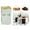 A, variant on Metal Kitchen Canister Set for Coffee Tea and Dry Food Storage with Secure Airtight Lids and Classic Farmhouse Design