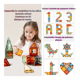 thumbnail image 5 of Juguetes De Bloques Construcción Magnéticos Para Niños 100pz  Malubero Multicoolor, 5 of 5