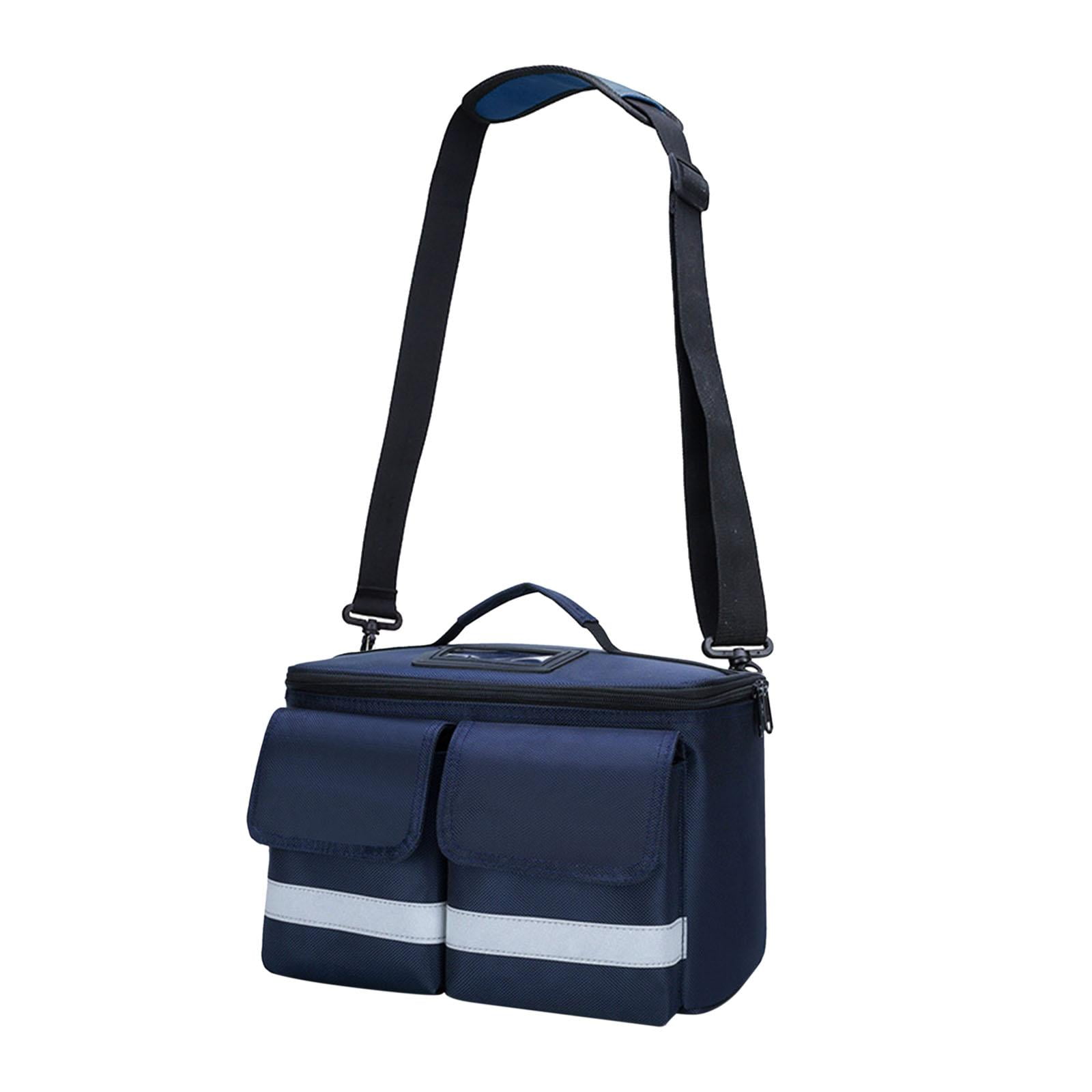 Milaget First Aid Kit Bag Empty Storage Pouch First Aid Bag for Hiking Office Travel dark blue