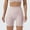 Pink, variant on Womens Slip Shorts for Under Dresses, Tummy Control High Waist Seamless Smoothing Yoga Shorts M