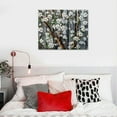 thumbnail image 5 of Shiartex  Plum Blossom Canvas Wall Art Brown Wall Decor Bedroom Pictures for Wall Over Bed Framed Artwork for Wall Modern Canvas Paintings for Wall Decorations Office Decor 16x12in, 5 of 6