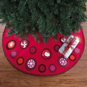 Felt Christmas Tree Skirt, 48"