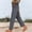 *Gray, variant on ClodeEU Women's Ice Silk Drawstring Wide Leg Pants ,Solid Color Loose Fit Casual Trousers Dark Gray,Womens Plus XXL