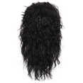 thumbnail image 3 of Peluca de los años 80 para hombre, pelucas negras, disfraz de Halloween, peluca masculina, peluca de rockero de heavy metal punk, peluca de disfraz de rockero negro rizado largo y rizado, 3 of 5