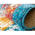 thumbnail image 6 of Unique Loom Rosso Collection Area Rug - Cavalli (8' Round Multi/Gray), 6 of 6