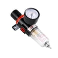 thumbnail image 2 of Colaxi Water Oil Separator Air Pressure Regulator 1/4inch Durable Practical Compressed Air Regulator for Pneumatic Component, 2 of 8
