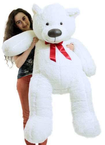 big stuffed animal bear