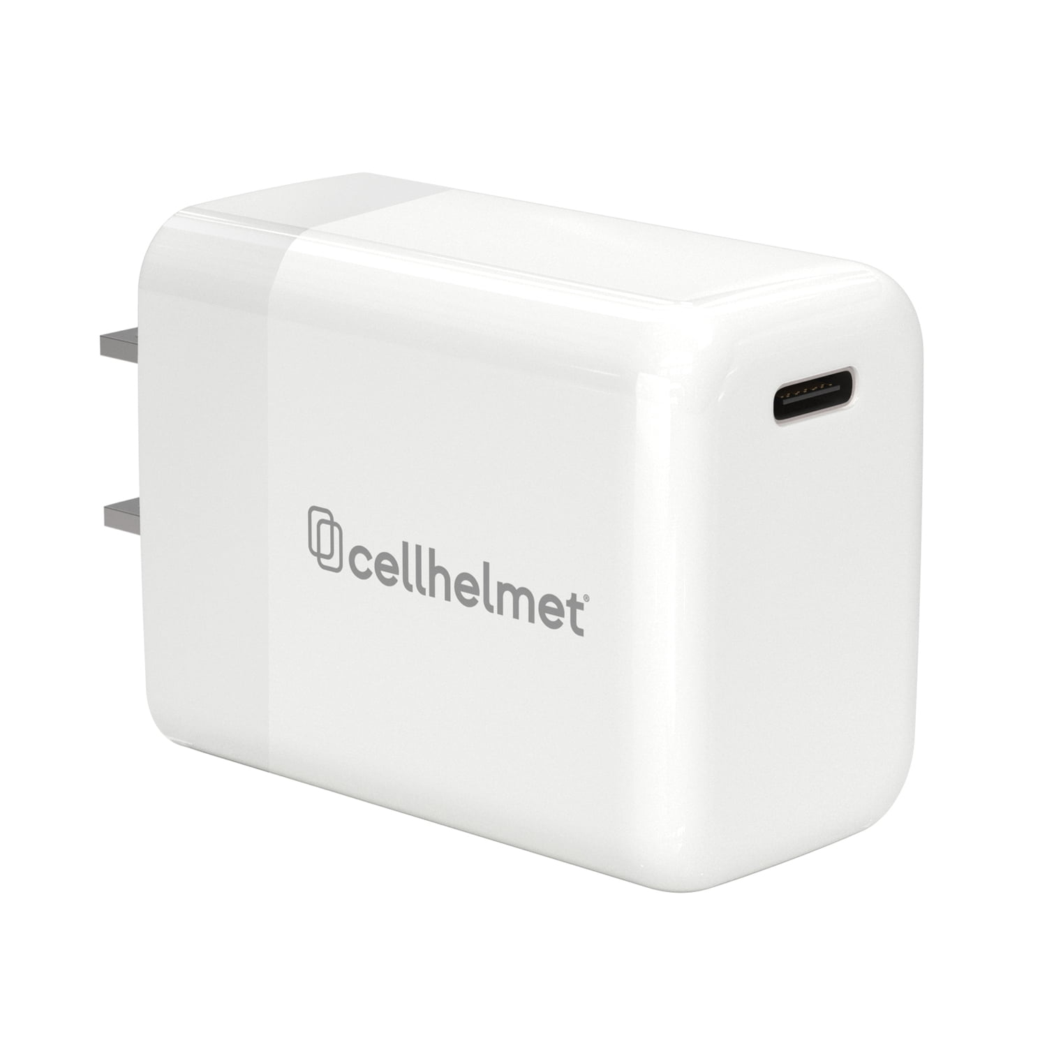 cellhelmet 30-Watt Single USB-C Power Delivery Wall Charger, White, WALL-PD-30W-W