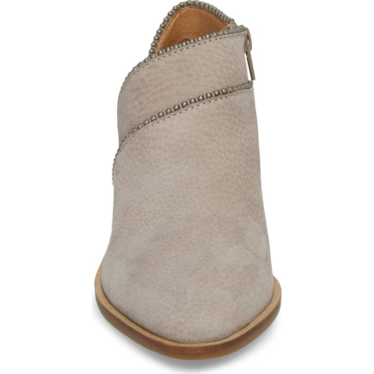 Lucky Brand Perrma Curved Topline Pinpoint Studed Moto Edge Bootie 5 Chinchilla Walmart