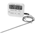 thumbnail image 1 of LCD Digital Thermometer Hygrometer Electronic Thermometer, Probe Food Thermometer, 1 of 5