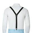 thumbnail image 6 of ETHAN Sky Blue 4 Piece Suit for Prom Simple Shirt Pant Tie Suspenders for Men Adjustable M, 6 of 7