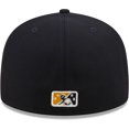 thumbnail image 4 of Men's New Era Navy Charleston RiverDogs Authentic Collection 59FIFTY Fitted Hat, 4 of 5