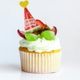 thumbnail image 2 of KAKOWELY 36 mini sombreros de cumpleaños para tartas, conos de cono, decoración para cupcakes, postres y baby shower., 2 of 4