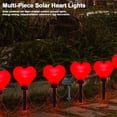 thumbnail image 2 of DQrwqpou Solar LED Con Forma Corazón para Jardín Y Patio (8 Suelos Rojos), 2 of 9