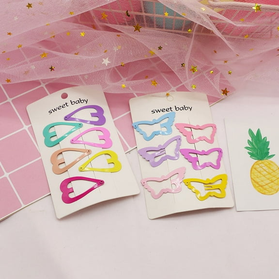 BESTOYARD 36Pcs Small Hair Barrettes for Women Metal Candy Color Appointment