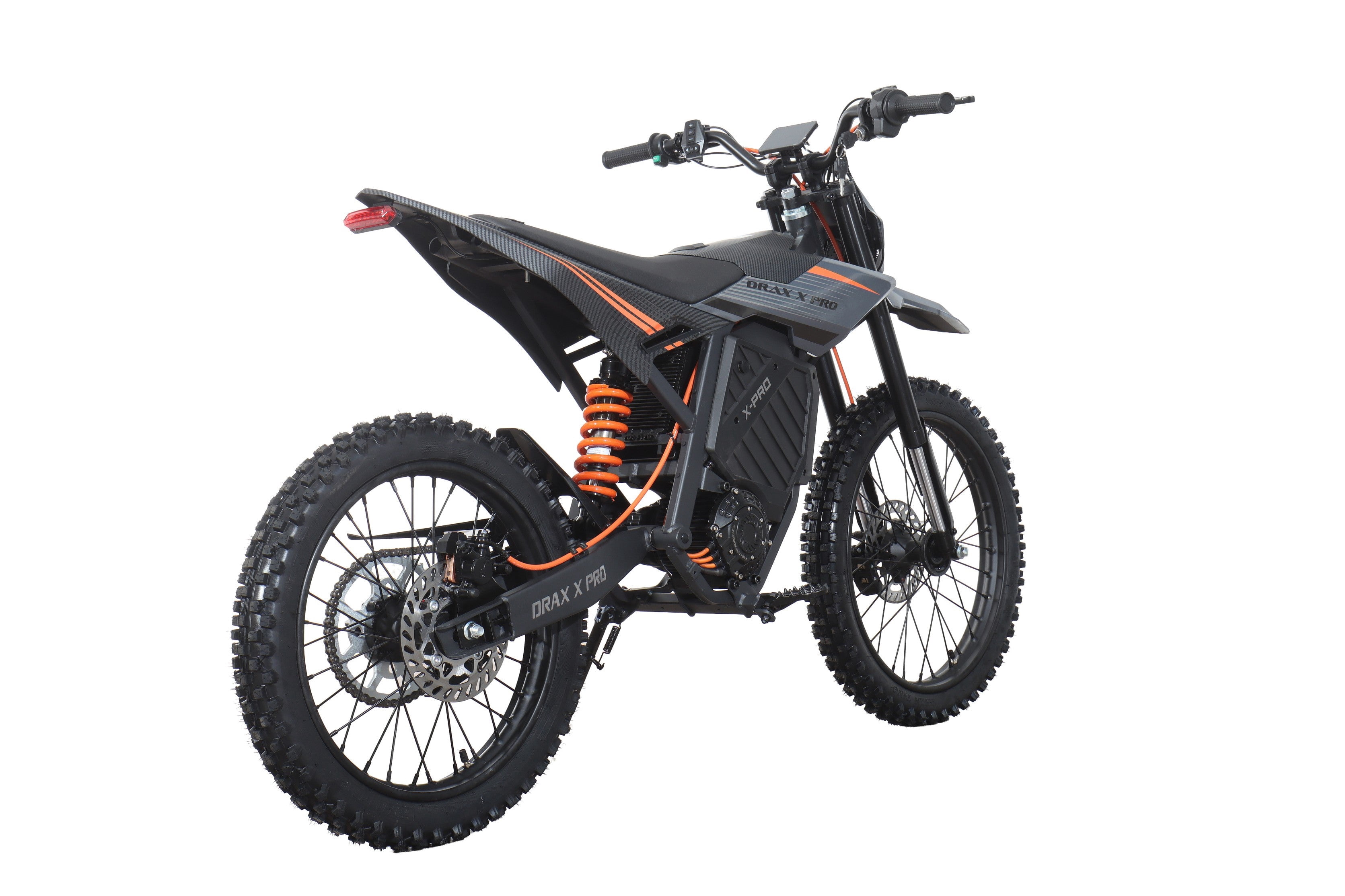 X-Pro Drax X Pro 5000W Electric Dirt Bike for Teens & Adults, 72V 30Ah Removable Battery Off‑Road E‑Bike Motorcycle, Adjustable 3 Speed Modes with 19"/17" Wheels