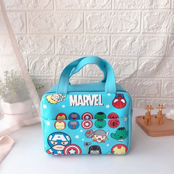 Ruunjoy sanrio lindo bolso de almuerzo kawaii anime Kuromi Cinnamoroll Kitty melodía lienzo portátil estudiante bento bolso de mano bolsa de almuerzo