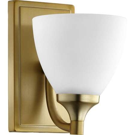 

Quorum International 5459-1 Enclave 1 Light 5-1/2 Wide Bathroom Sconce - Brass