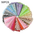 thumbnail image 4 of Cheers 30/50 Pcs 10cmx10cm Imprimé Floral Bricolage Patchwork Tissu Couture Courtepointe Matériau, 4 of 7