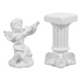 thumbnail image 3 of 1 Set Mini Roman Column Angel Statue Mini Angel Statue Resin Sculpture, 3 of 6