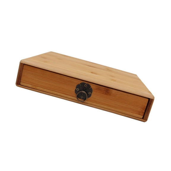 EXHUMKY 1Pcs Bamboo Storage Box For Coffee And Tea Storage In Home Furnishings