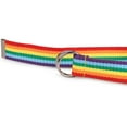 thumbnail image 4 of RYUJNDK Braided Rainbow Waist Belt Woven Braided Belt for Wrap Dress Night Club Wide Belt for Party Dancing Beach, 4 of 9