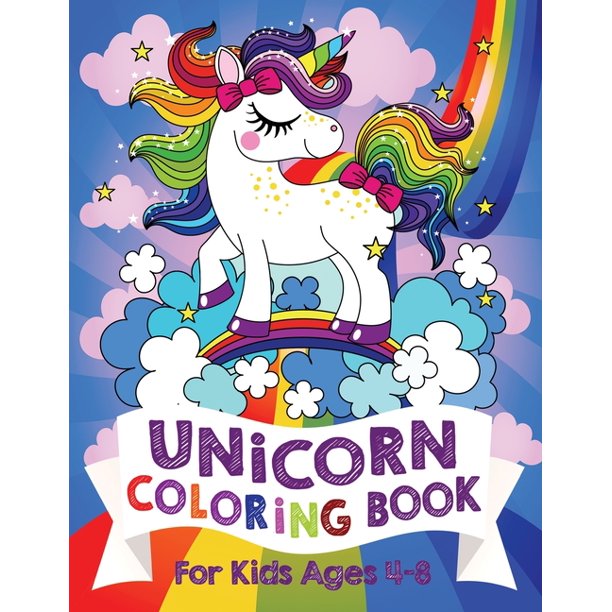 Unicorn Coloring Book For Kids Ages 4-8 (US Edition) (Paperback ...