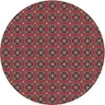 thumbnail image 1 of Ahgly Company Tapis d'Intérieur Lavables en Machine, Ronds, Transitionnels, Brun Or Foncé, Ronds de 7 Pi, 1 of 7