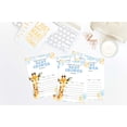 thumbnail image 3 of Inkdotpot 30 Fill In StyleBaby Shower Invitation Cards Giraffe Jungle Animals Blank Invites, 3 of 7