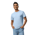 thumbnail image 5 of Gildan Men’s Short Sleeves Light Cotton T-Shirt, Tee for Arts & Crafts, Light Blue, Pack of 6 Shirts, S, 5 of 5