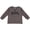 Charcoal Grey, variant on Inktastic It's Home State of Nebraska Outline Distressed Text Boys or Girls Long Sleeve Toddler T-Shirt