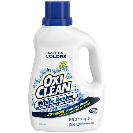 OxiClean White Revive Liquid Laundry Whitener + Stain Remover, (Best Stain Remover For Clothes Uk)