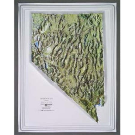 - Hubbard Scientific Raised Relief Map K-NV2217 Nevada NCR Series