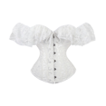 thumbnail image 2 of Kmbangi Women Short Sleeve Solid Color Boat Neck Close-fitting Crop Tops, 2 of 10
