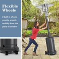 thumbnail image 5 of Vebreda Garden Propane Standing LP Gas Steel Accessories Heater-Gray, 5 of 10