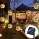 thumbnail image 1 of Diseño único de globo hueco, luces de cadena con múltiples modos de flash, 20 bolas LED para un ambiente acogedor y festivo en interiores y exteriores, 1 of 7