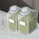 thumbnail image 5 of Flour Storage Container Clear Rice Dispenser Airtight Rice Storage Bin Grain Container For Rice Pantry Flour, 5 of 9