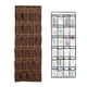 thumbnail image 3 of Organizador de Zapatos de 24 Bolsillos Colgando sobre Puerta Estante de Almacenamiento Ahorro de Espacio , marrón perfecl Organizador para colgar en la puerta, 3 of 8