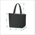 thumbnail image 3 of EcoRight Large Zipper Canvas Tote Bags for Women for Shopping, Work & Travel, 3 of 5