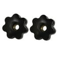 thumbnail image 3 of 10 Pcs M12 Female Thread Black Plastic Star Clamping Screw Knobs 50mm Diameter, 3 of 4