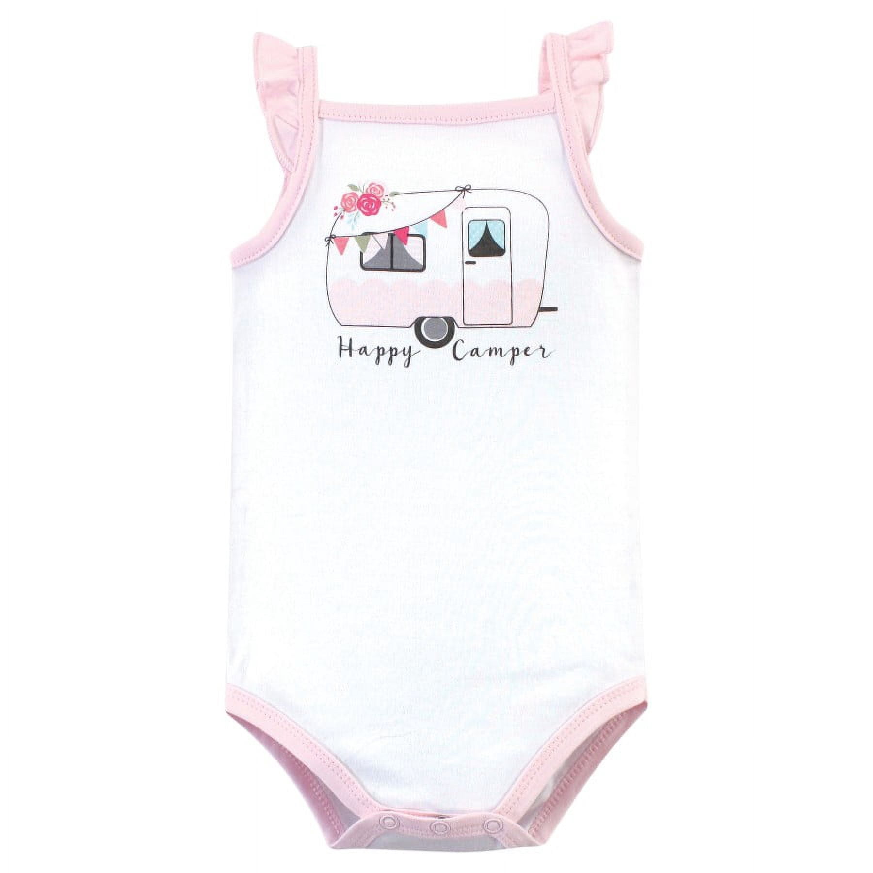 Hudson Baby Sleeveless Bodysuits, 5-Pack, Preemie-24 Months