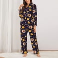thumbnail image 2 of Sigee Turkey And Autumn for Women’s Pajama Sets Long-Sleeved Pjs Sets for Women 2 piece Sleepwear-Large, 2 of 7